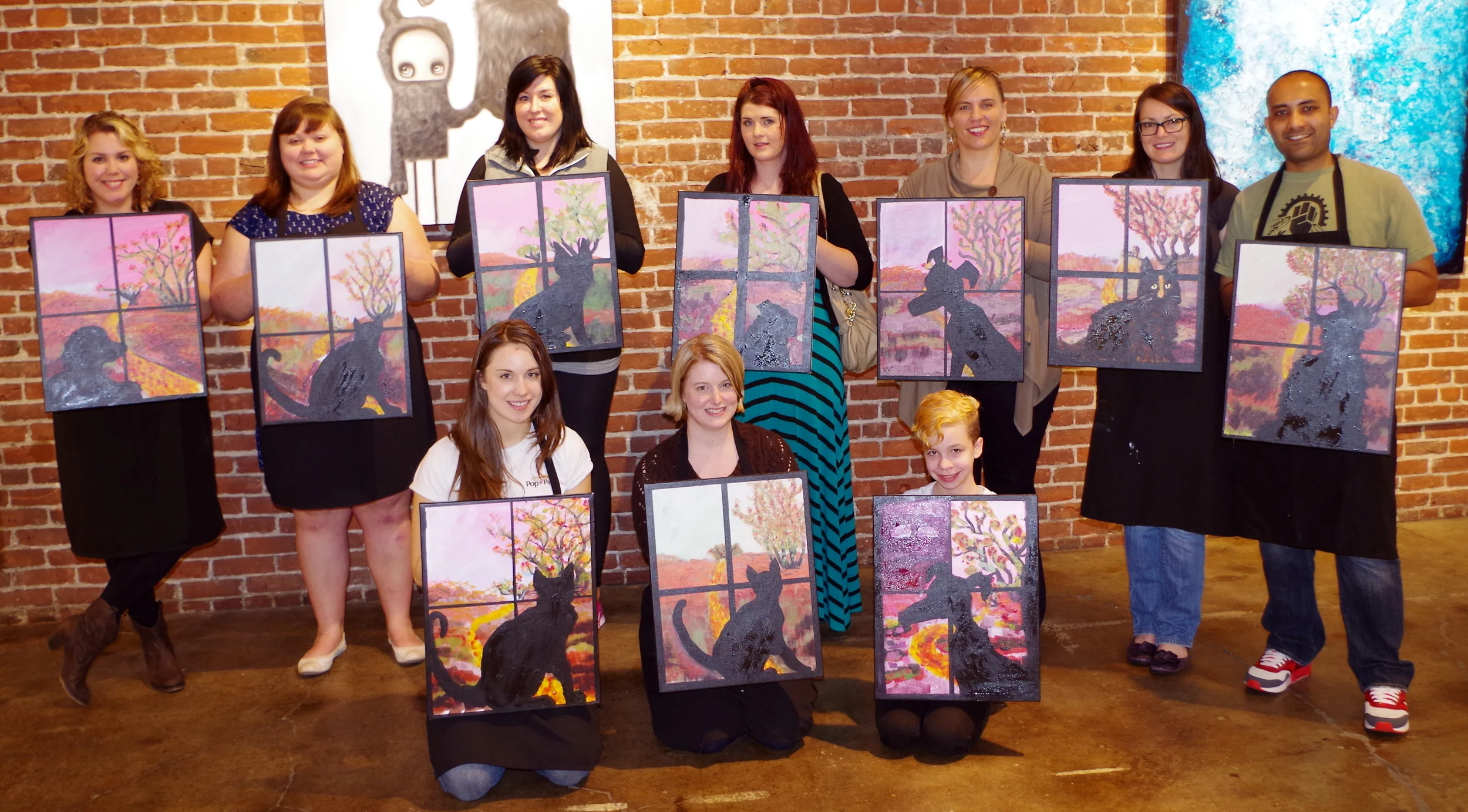 Everyone's masterpiece looks amazing!  Great job!