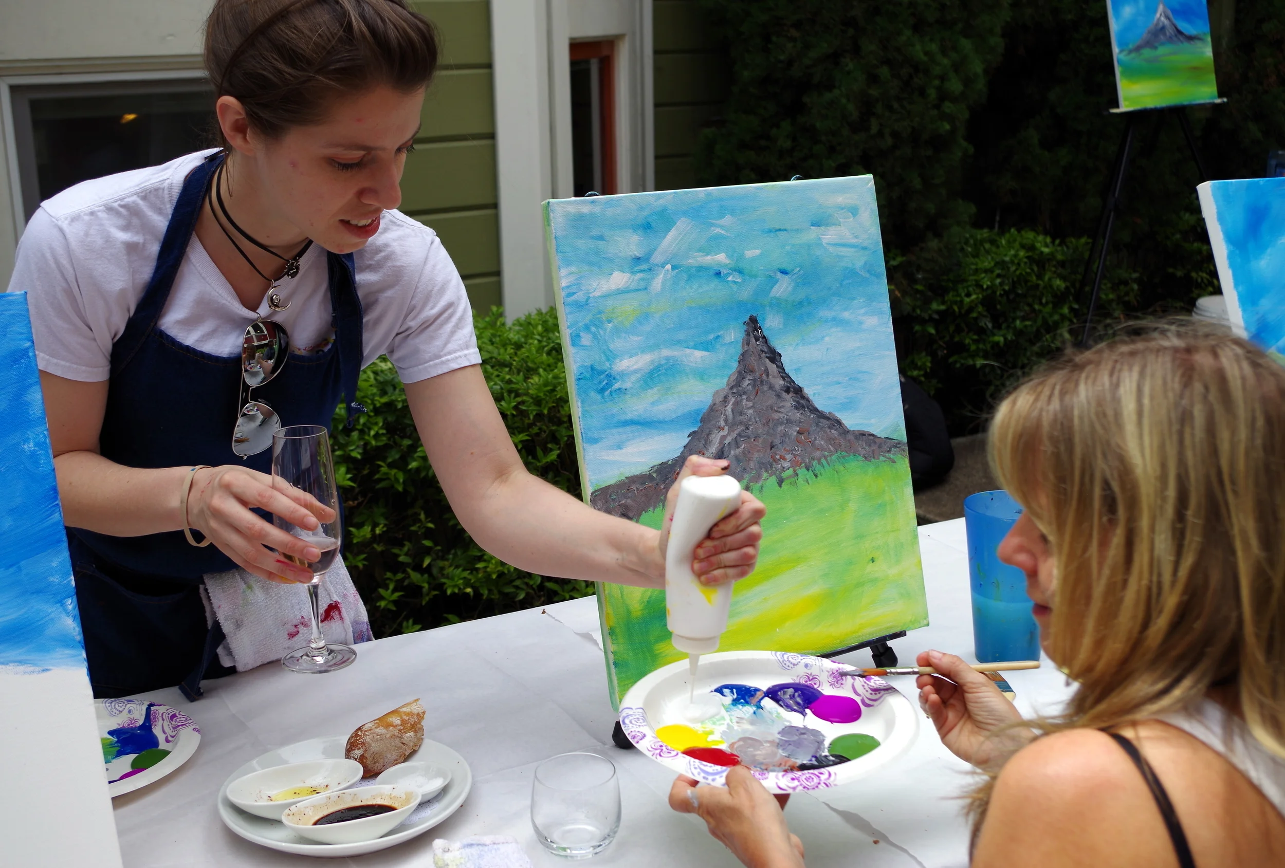 You're here to relax, we'll get paint for you!