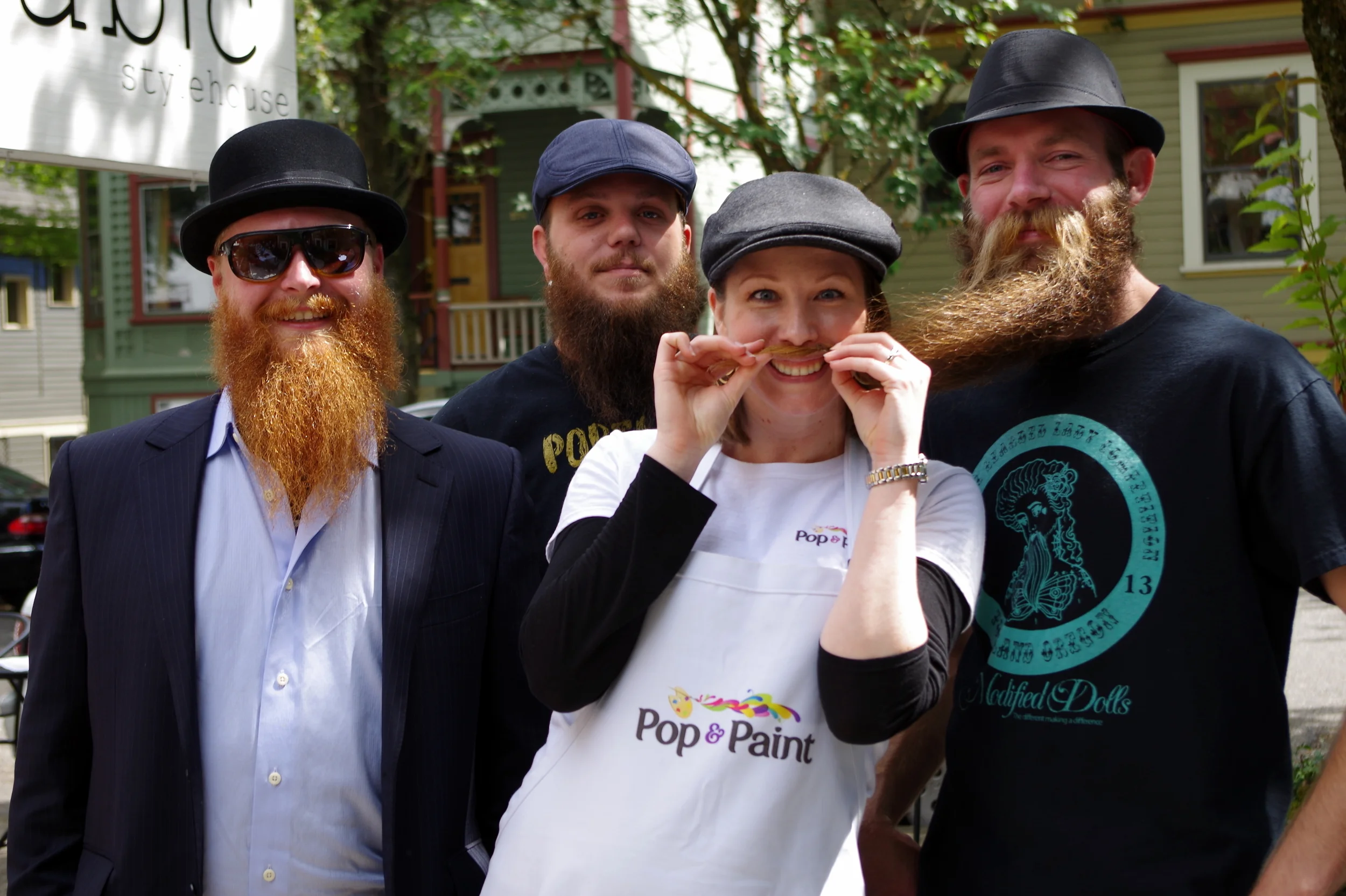 We all have facial hair!