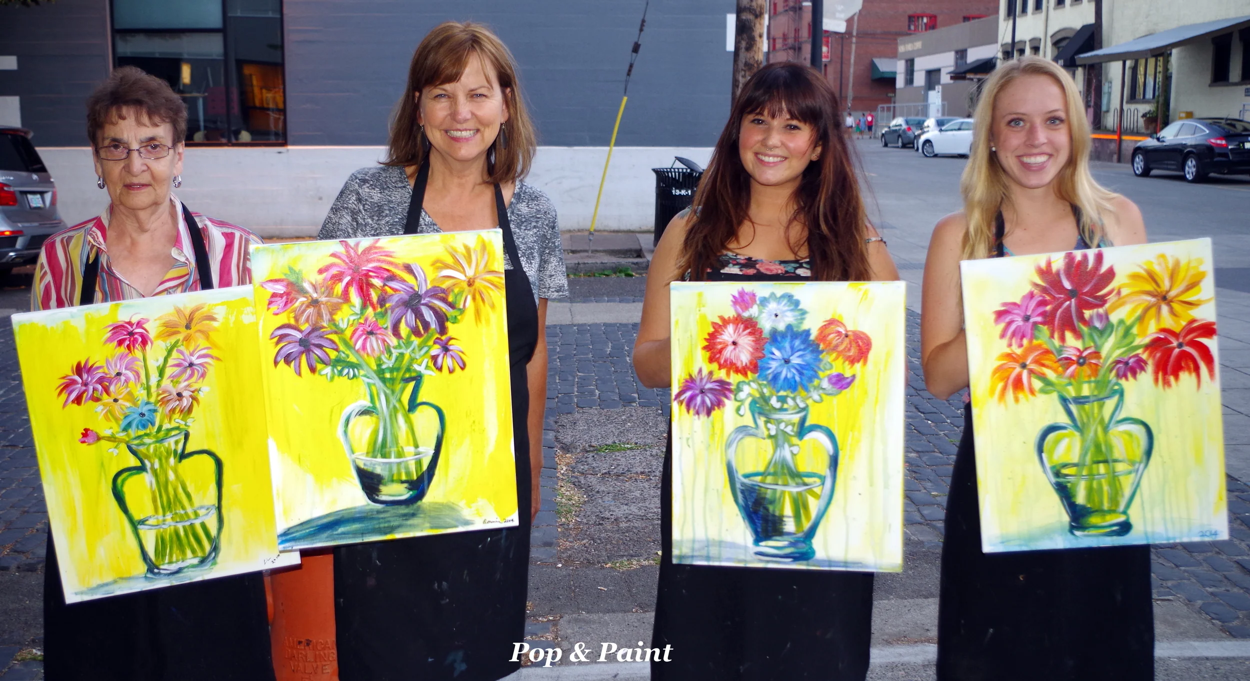 Wow!  Everyone's painting looks fantastic!