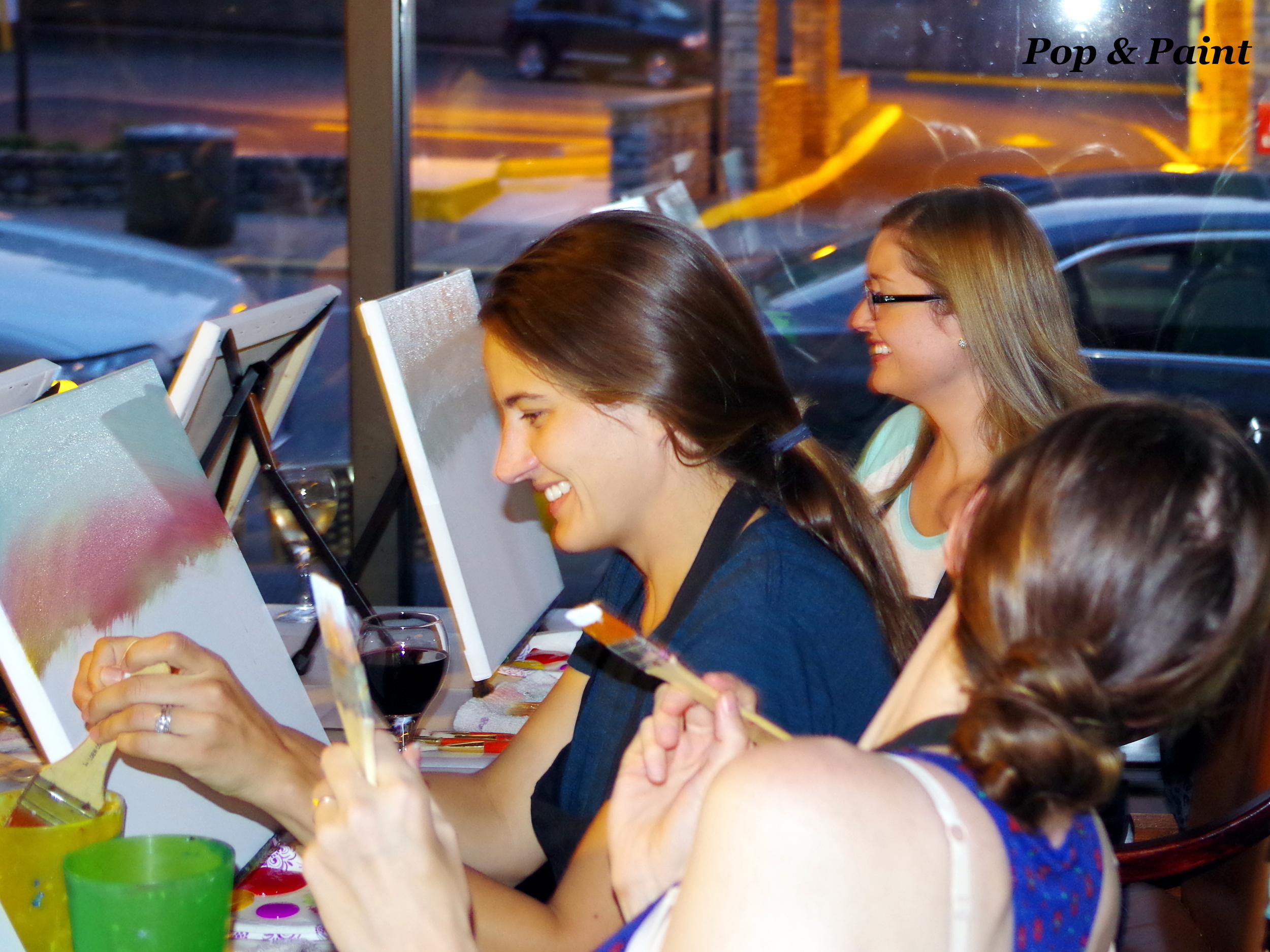 Having fun painting!!