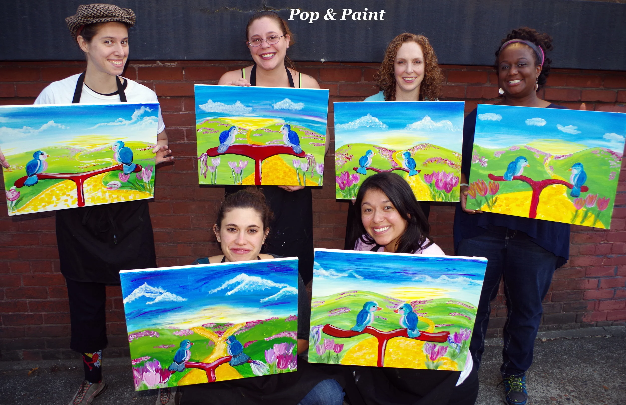 Your paintings look amazing!!