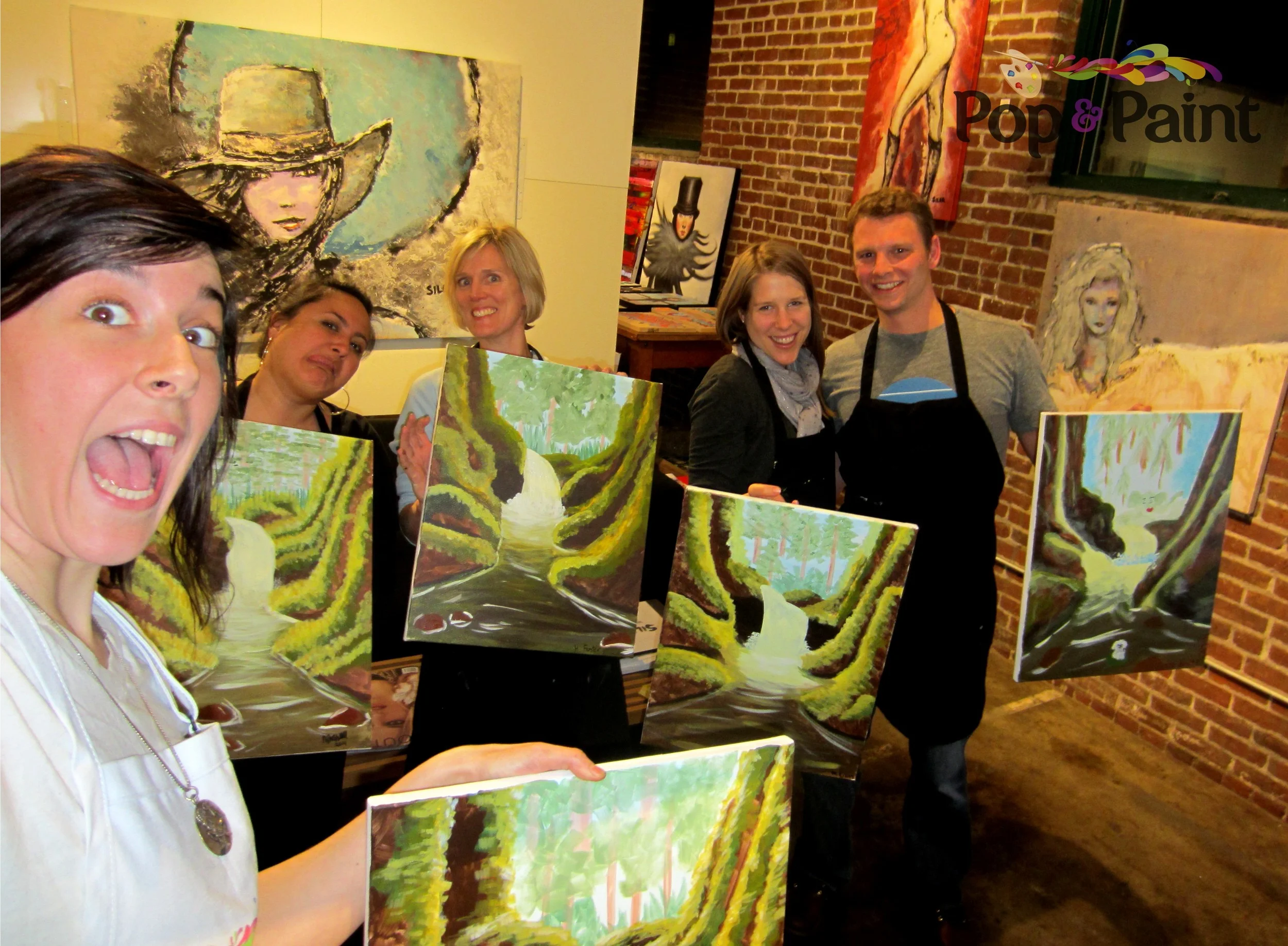 Our silly photo!!...got to have our instructor in the picture!!