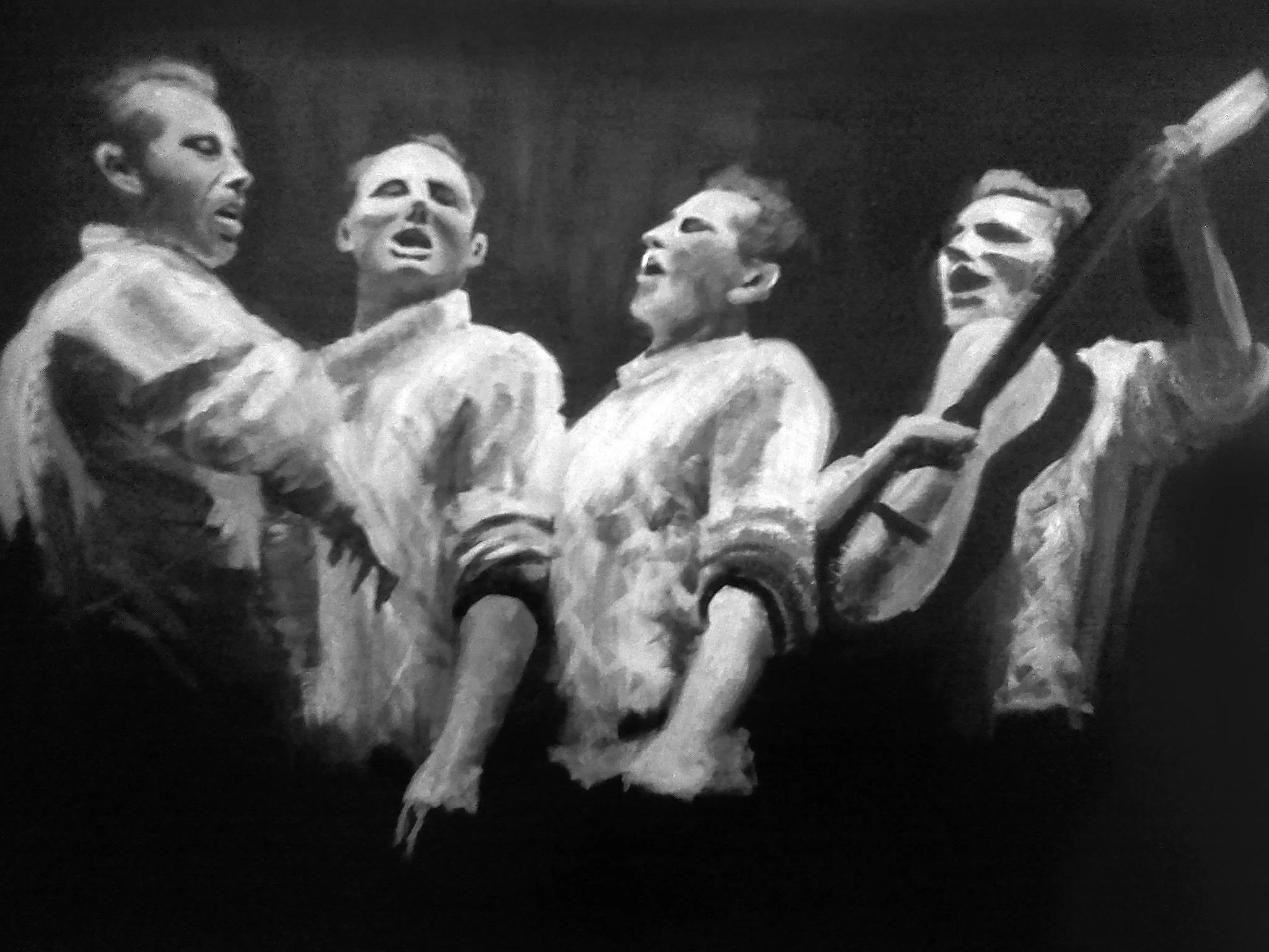 "Clancy Brothers" - Acrylic on Canvas
