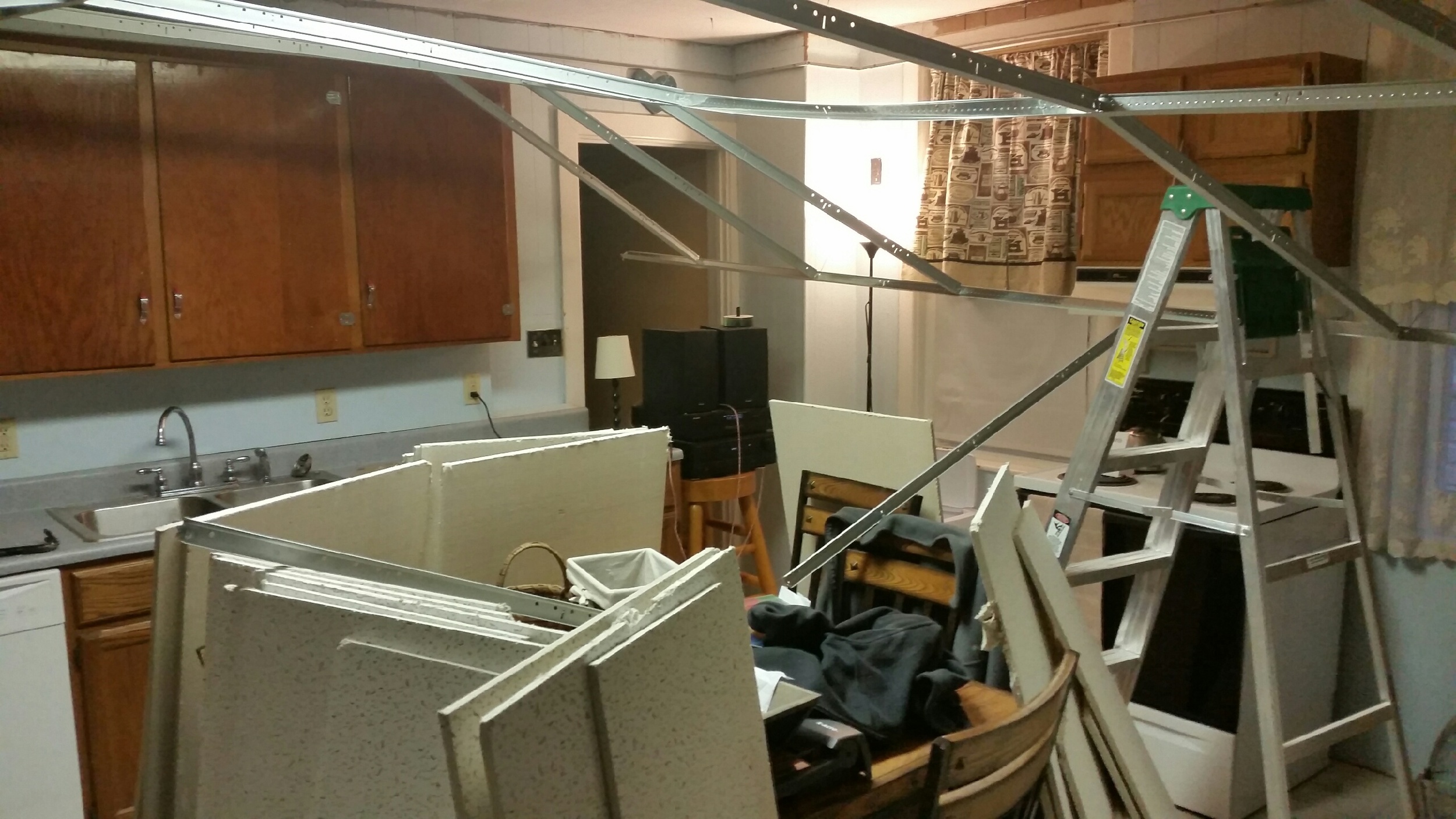 Starting the tear down.