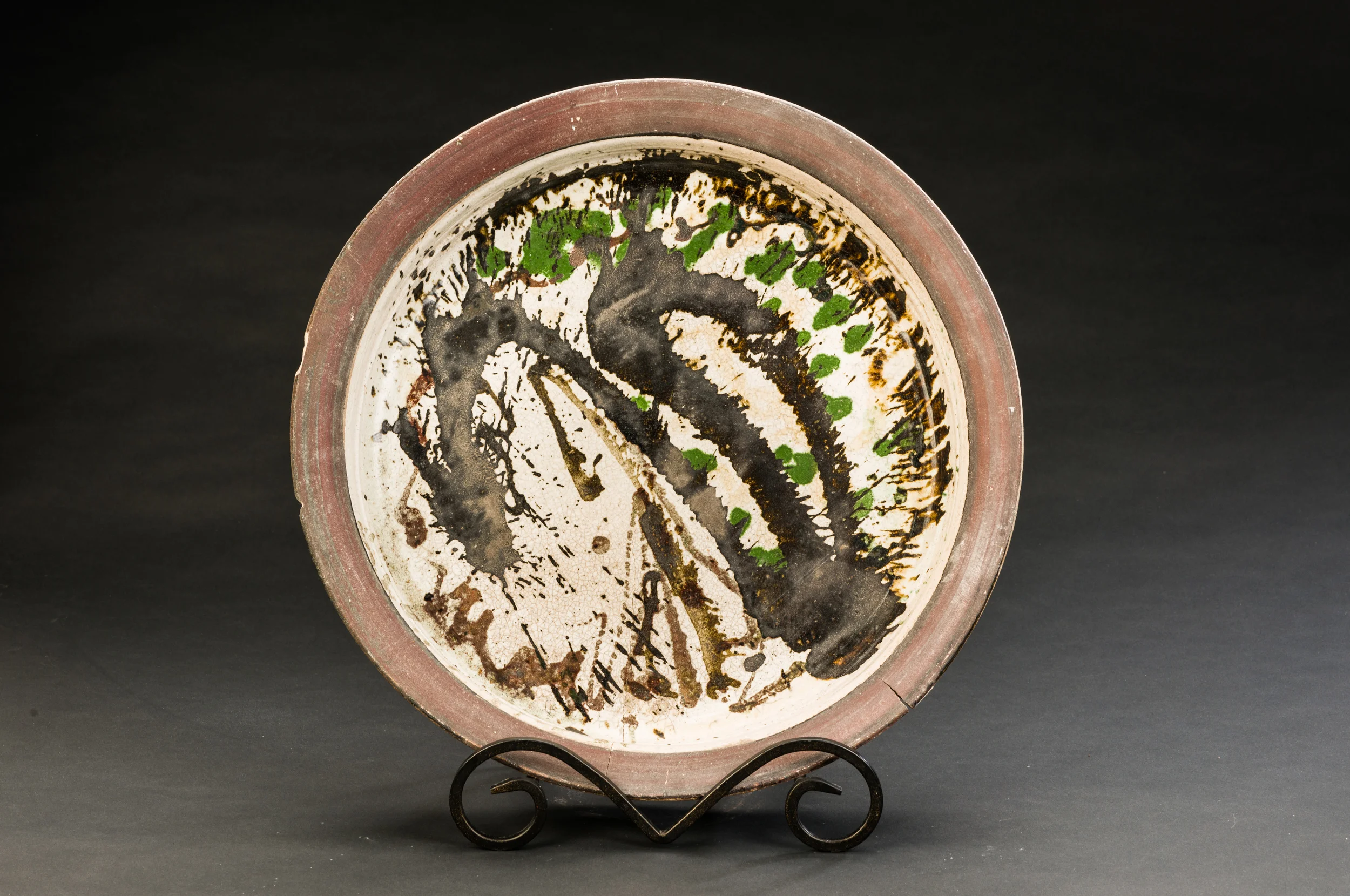 Raku Bowl, circa 1979.