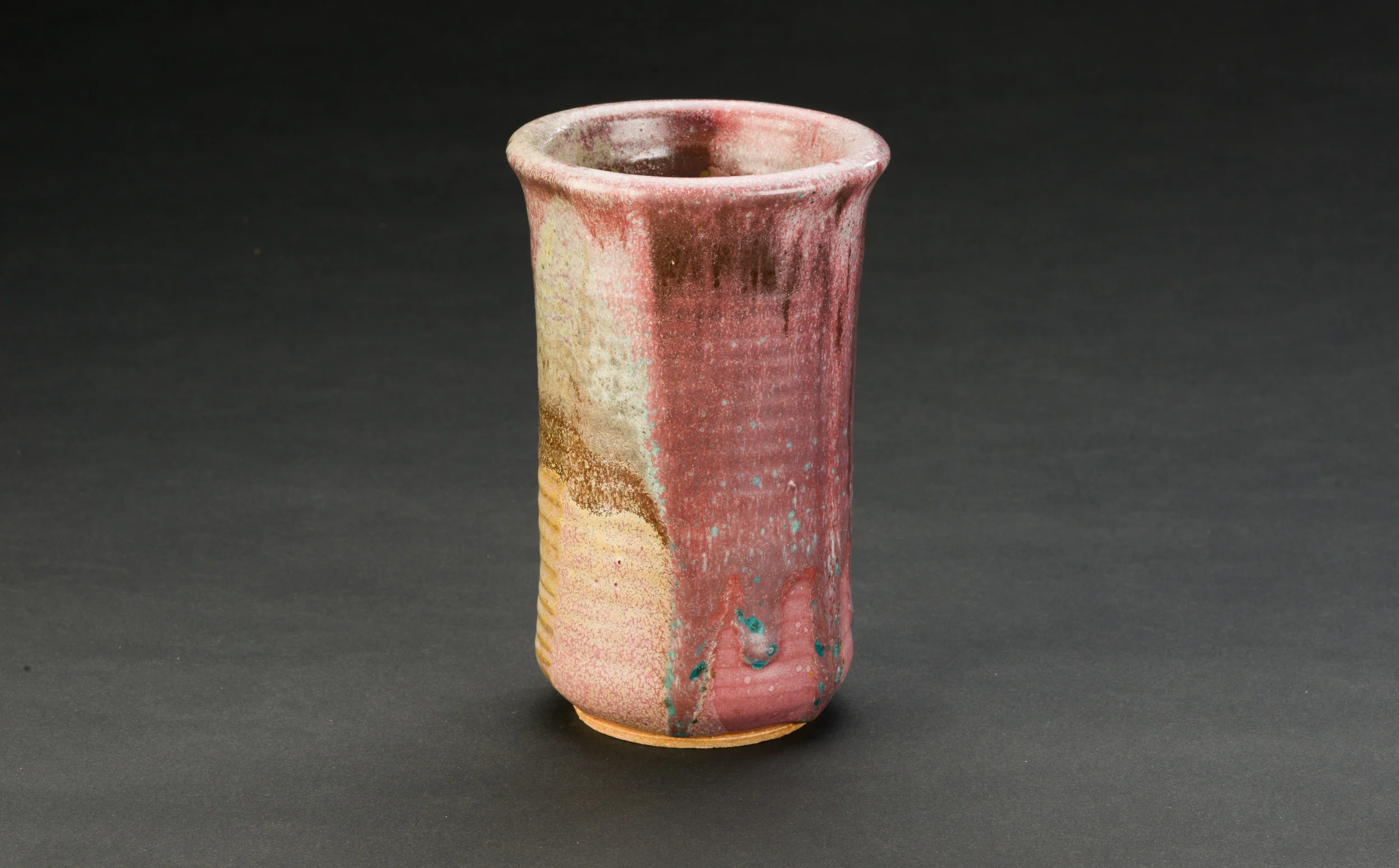 Wheel-thrown vase, circa 1988.