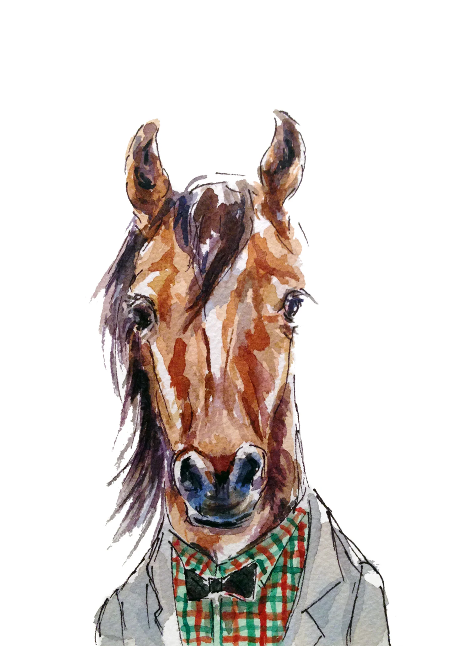 Dapper Horse Print