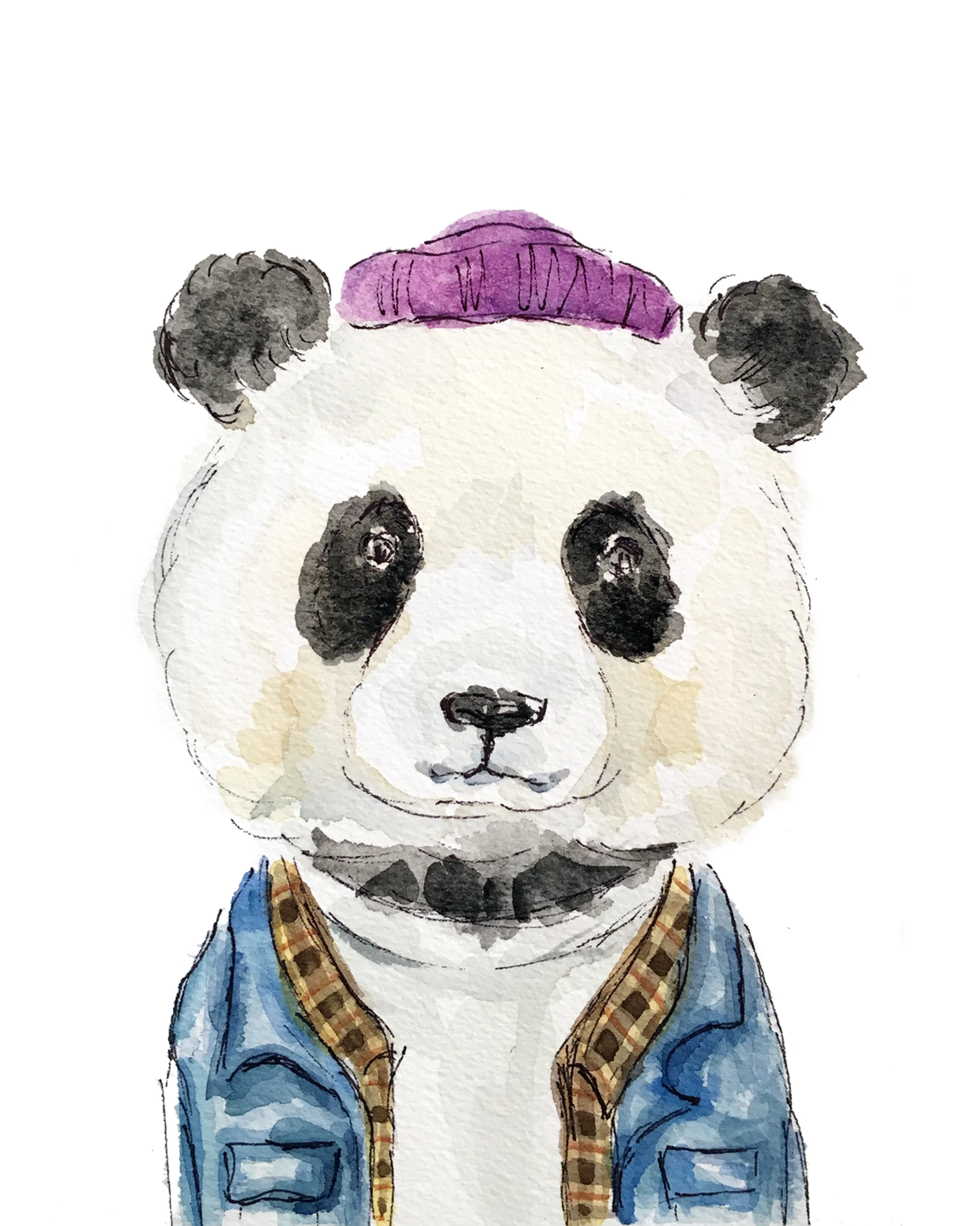 Emile Panda Print