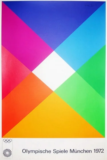 Munich 72 Olympics Poster