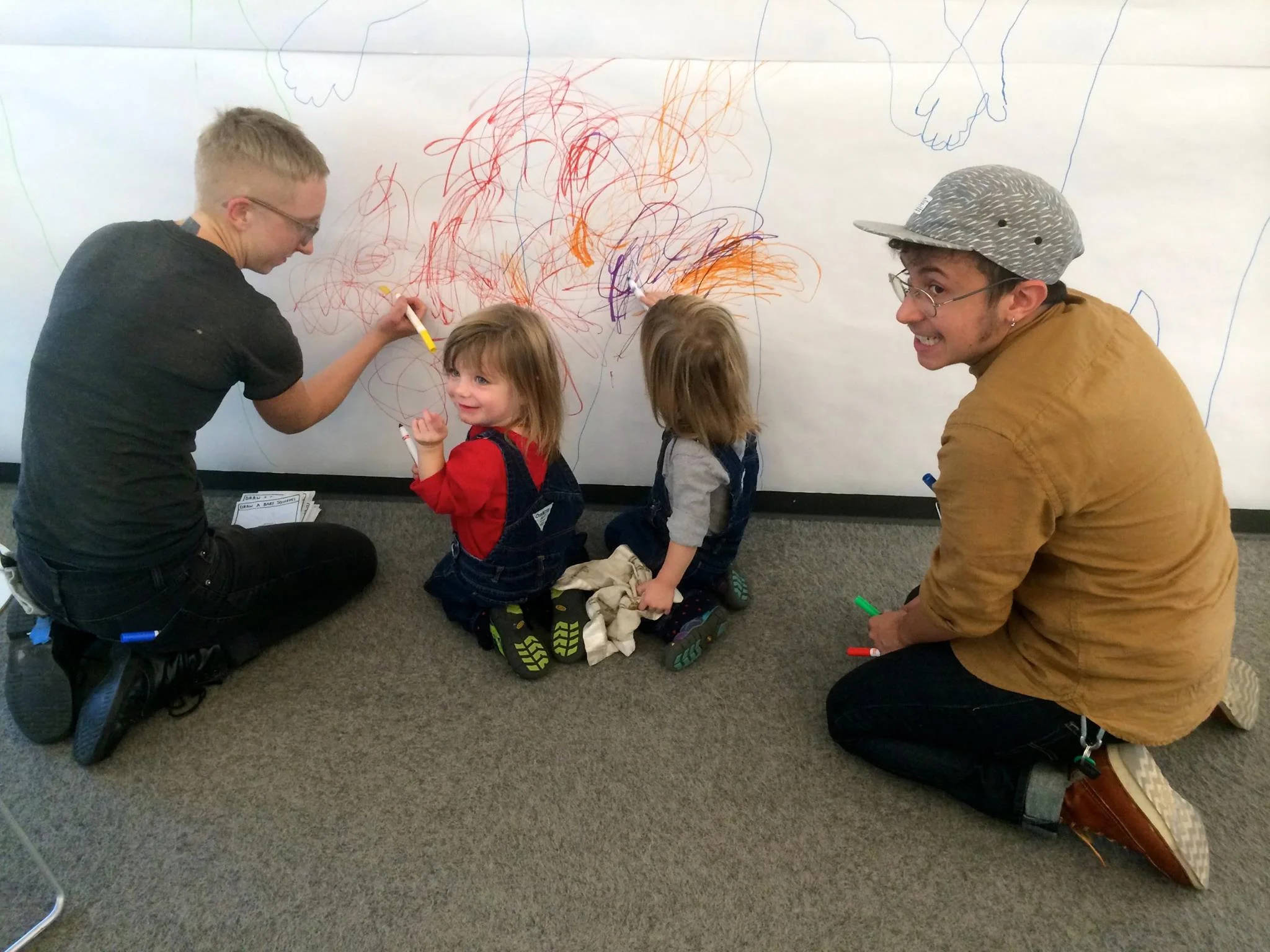 The Bubbler dedicated three days to The Big Draw - where Madisonians could participate in a variety of drawing events. 