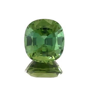 Cushion shape green Tourmaline