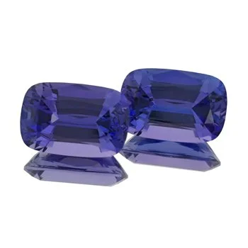 Cushion shape Tanzanites