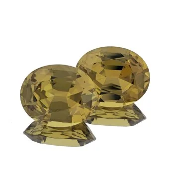 Pair of Mali Grossular Garnets