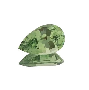 Pear shape Mint Tsavorite