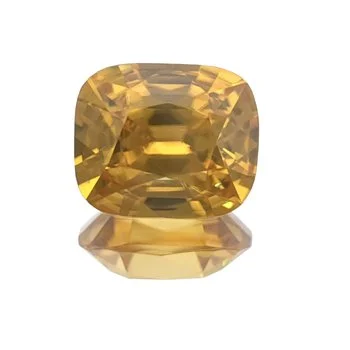 Cushion shape Golden Zircon