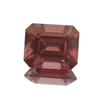 Emerald cut Zircon