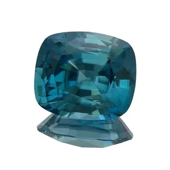 Rect. Cushion shape blue Zircon
