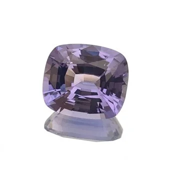 Cushion shape Violet Sapphire