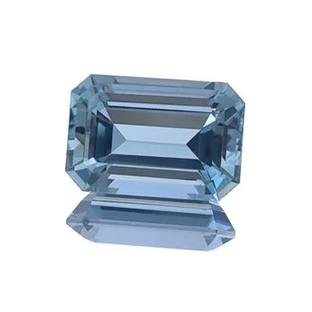 Emerald cut Aquamarine