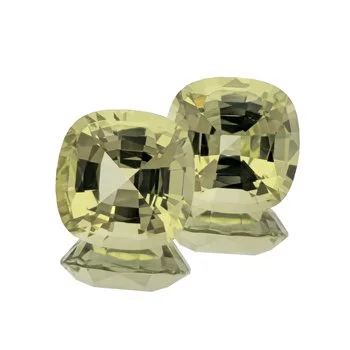 Cushion shape Heliodor