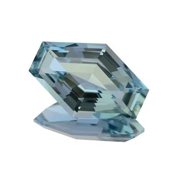 Hexagonal Aquamarine