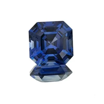 Asscher cut  Sapphire