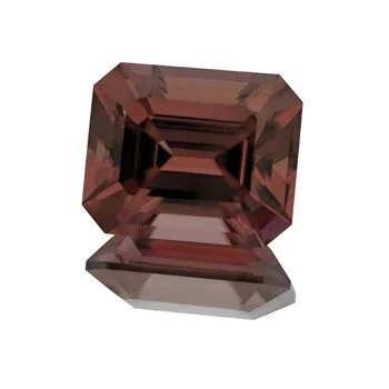 Emerald cut Zircon