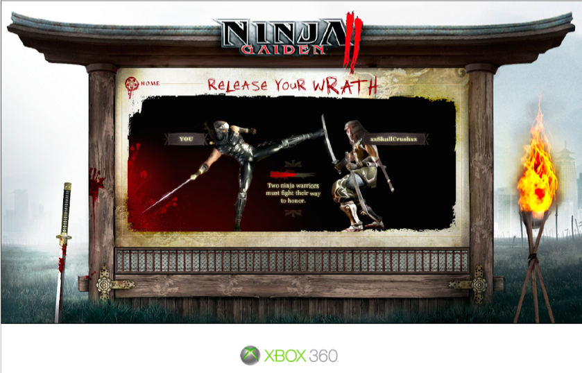  XBOX'S NINJA GAIDEN II  APAC regional launch   View Portfolio &gt;  