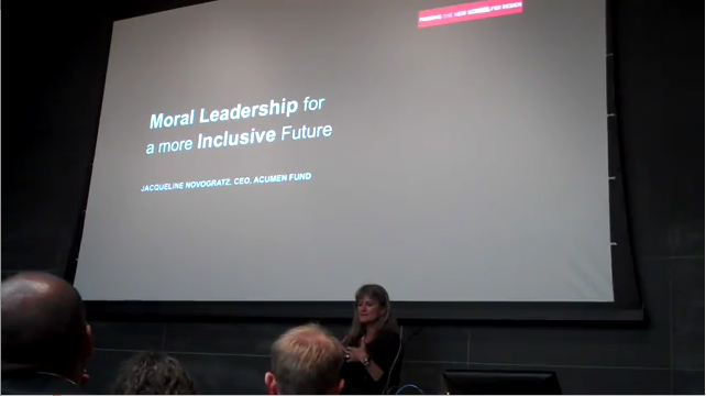 Acumen Fund - Moral Leadership for a more Inclusive Future - Design At The Edge