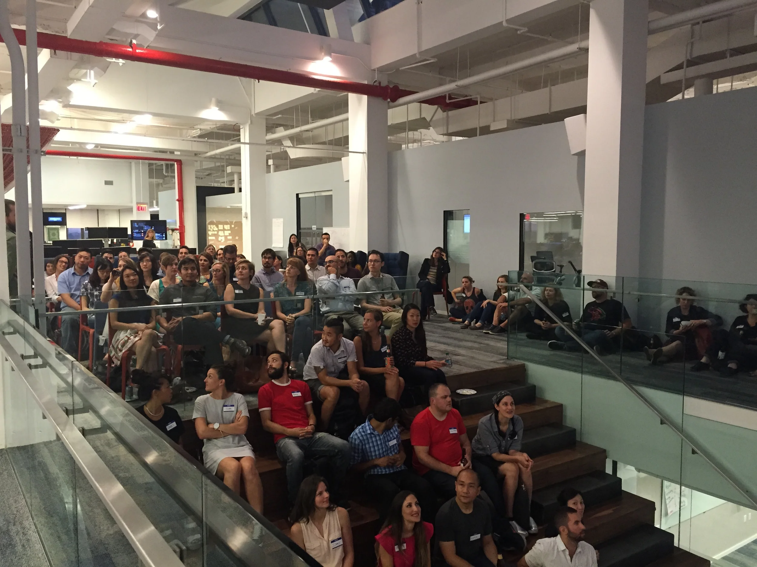 the full house at Yodle's new office space