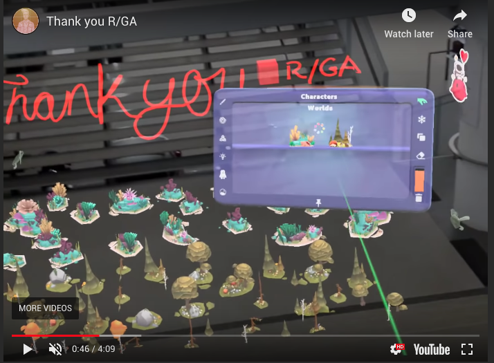 Thank you R/GA with AR