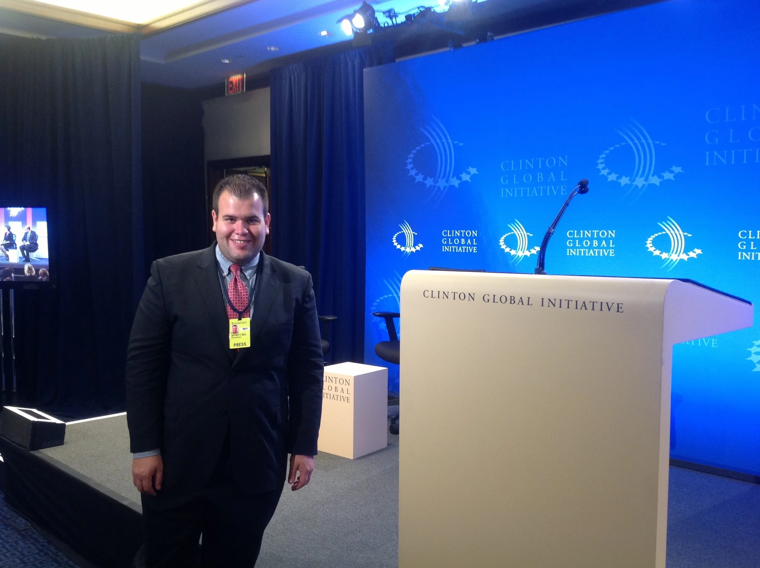 Jeff Kell, Press at the Clinton Global Initiative