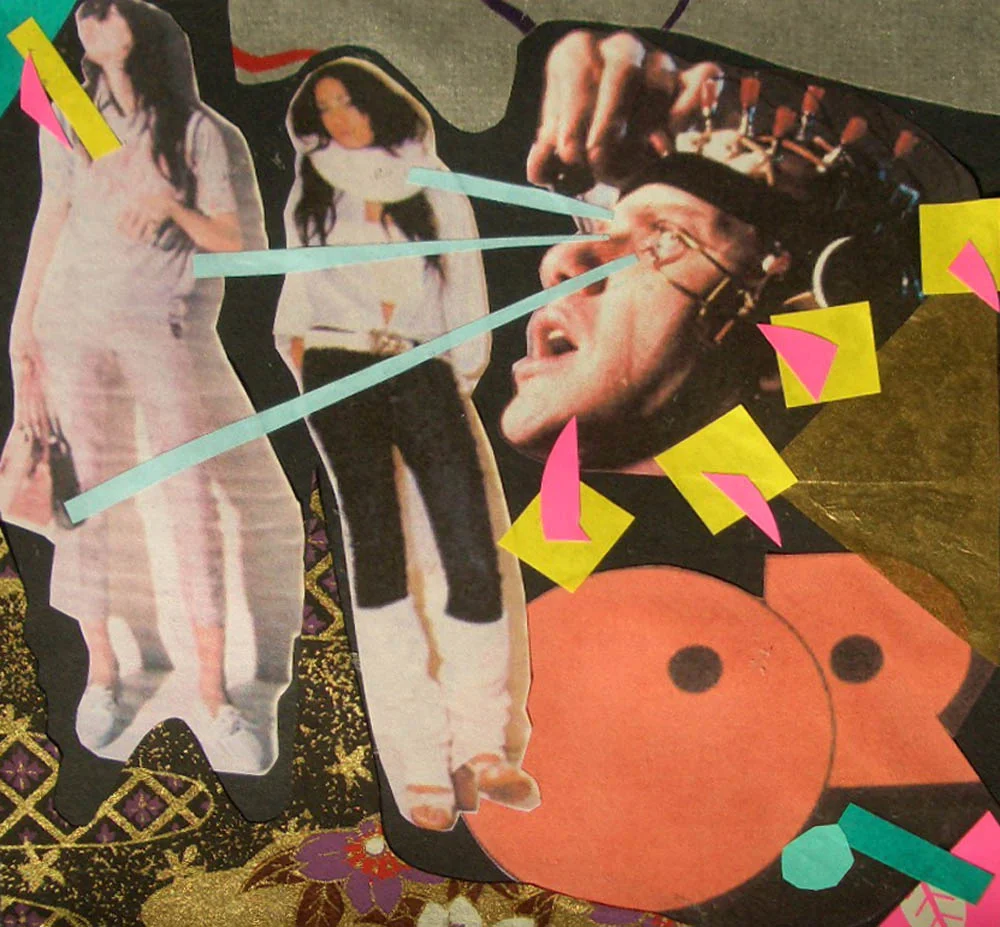 "A Clockwork Versace" Paper cut-outs & glue (2008)