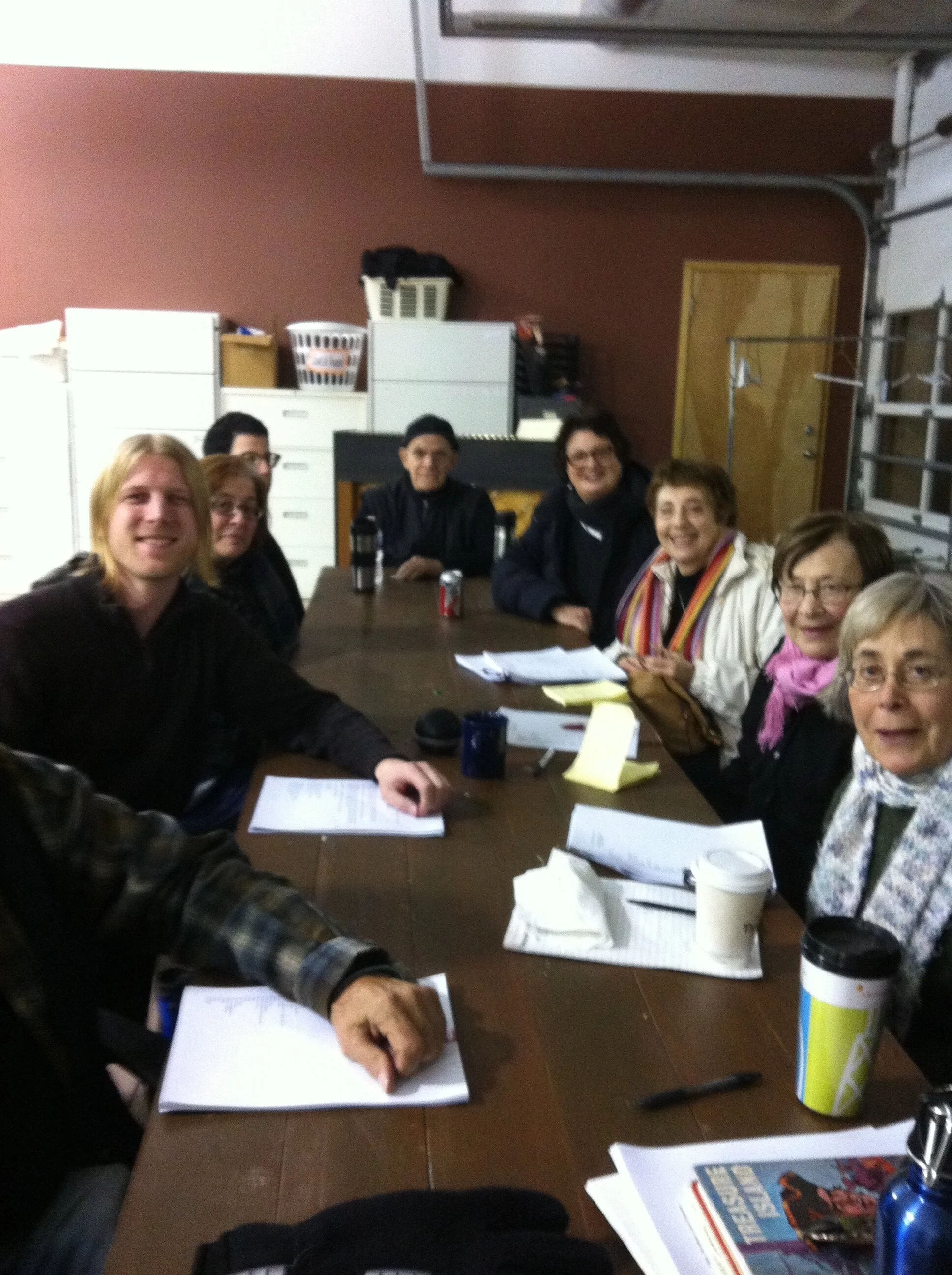 First table read of "Clara And The Beef" at Light Opera Works (Evanston)