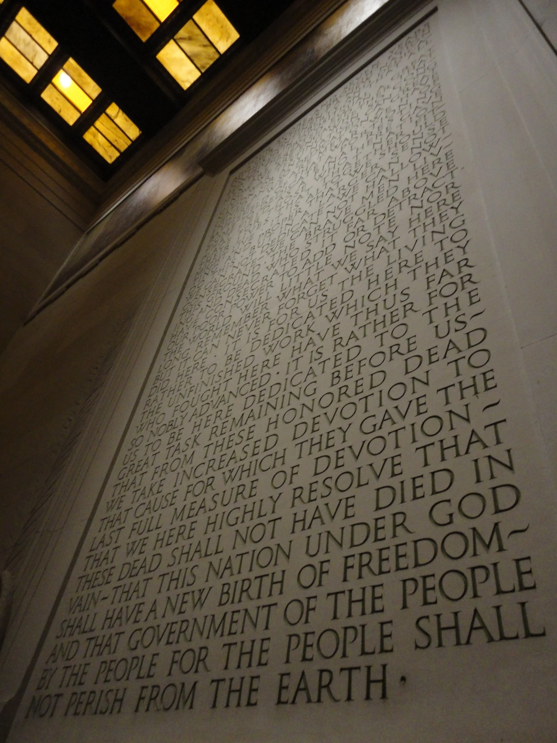 This place inspired me to memorize this speech a couple of years ago just because. Really. No joke.