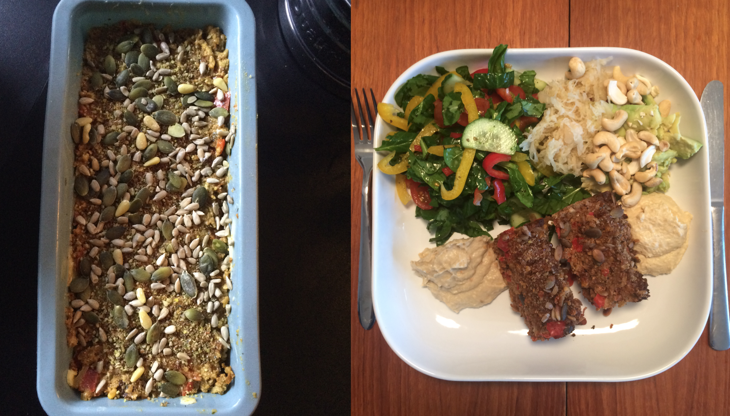 Healthy and Festive – mixed seed & cashew vegan nut loaf