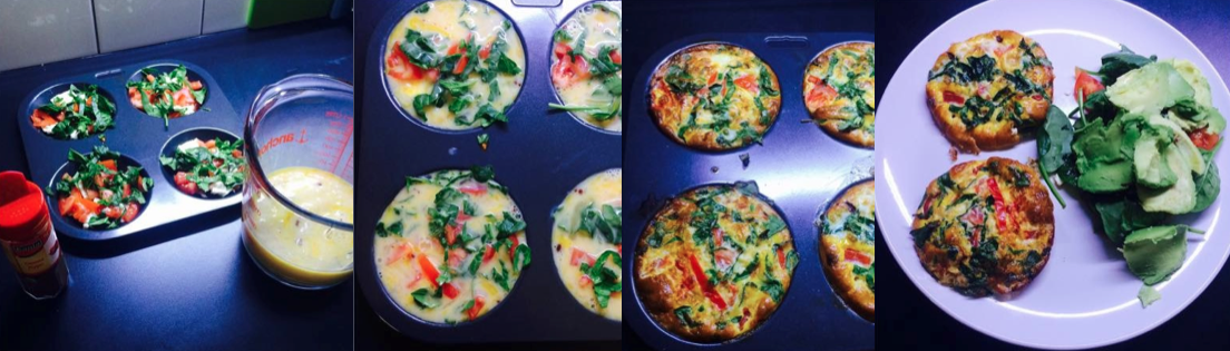 Easy cook Feta & Spinach Egg Muffins