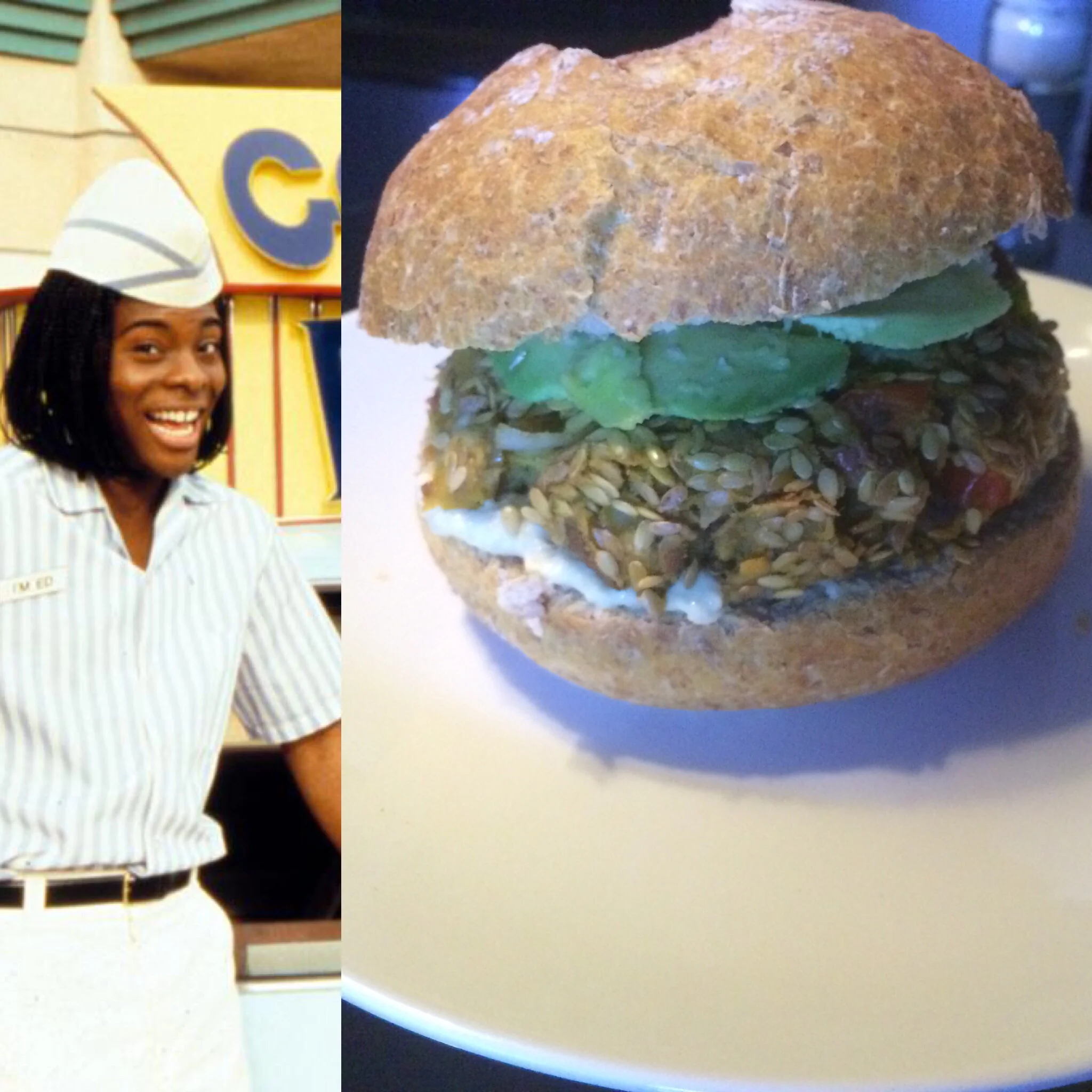 Ahh here it goes - 5 simple steps to building the best meat free burger
