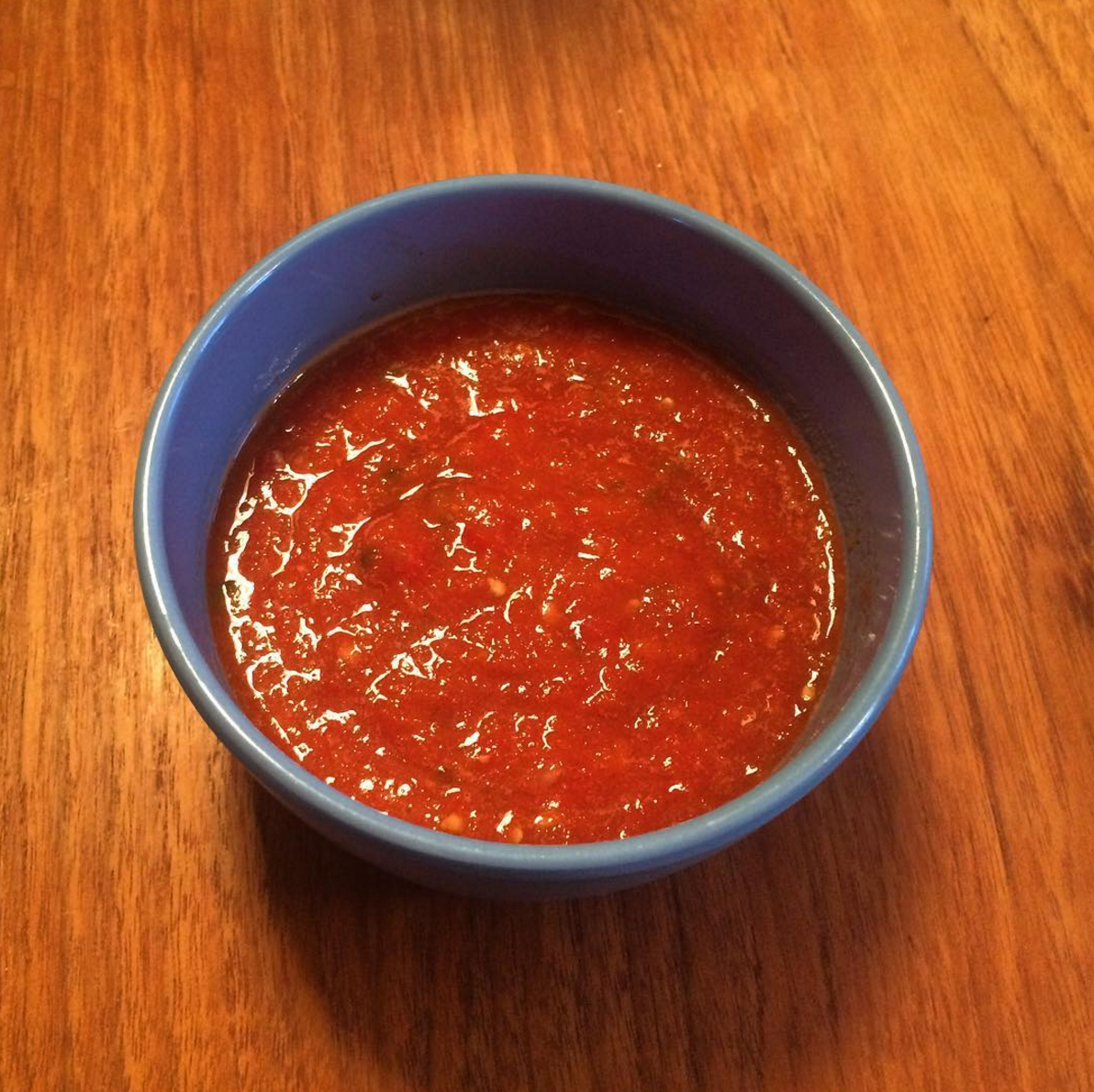 Simple & feisty Nutribullet salsa