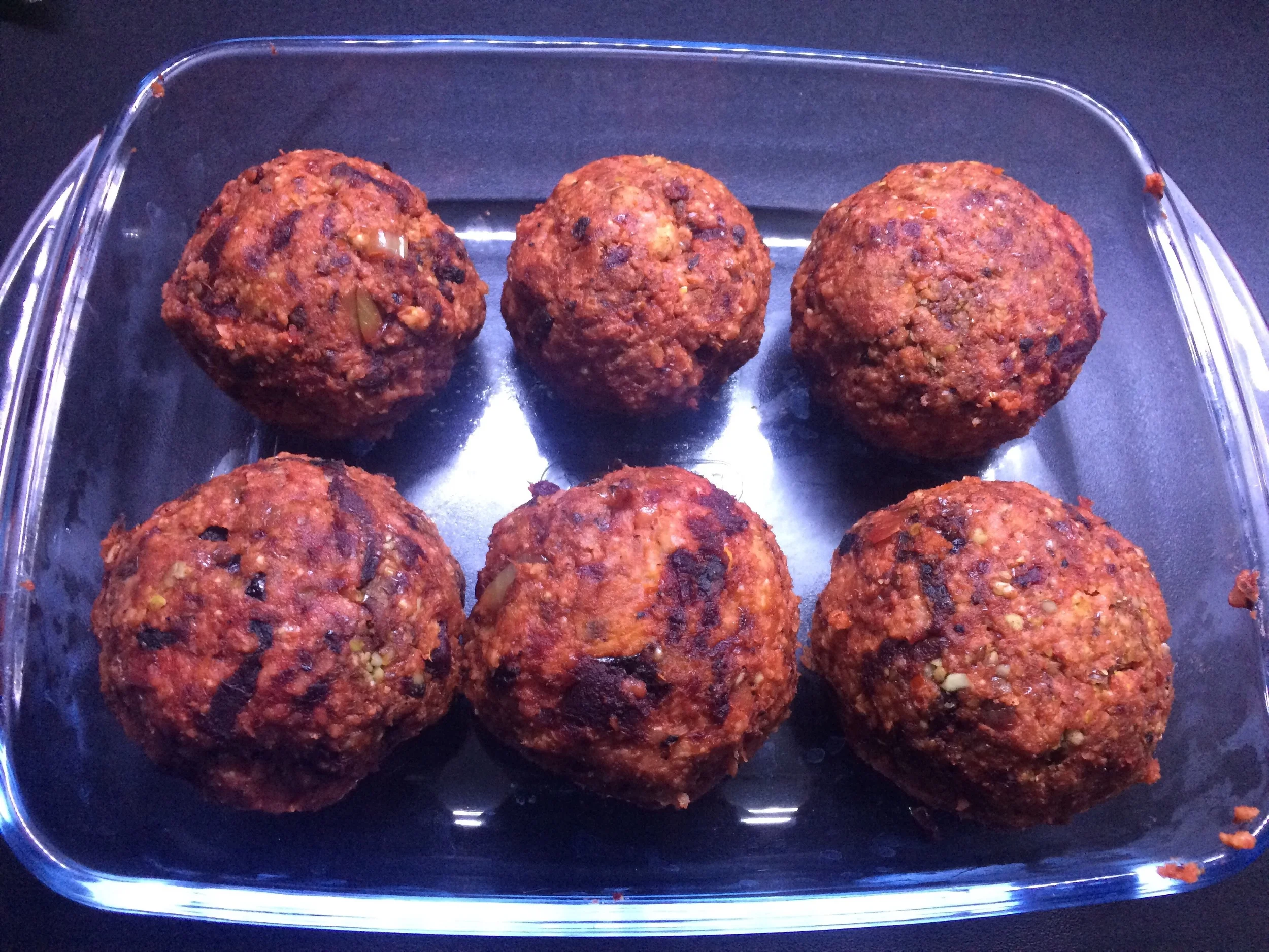 Wait a millet! Are those purple burgers?