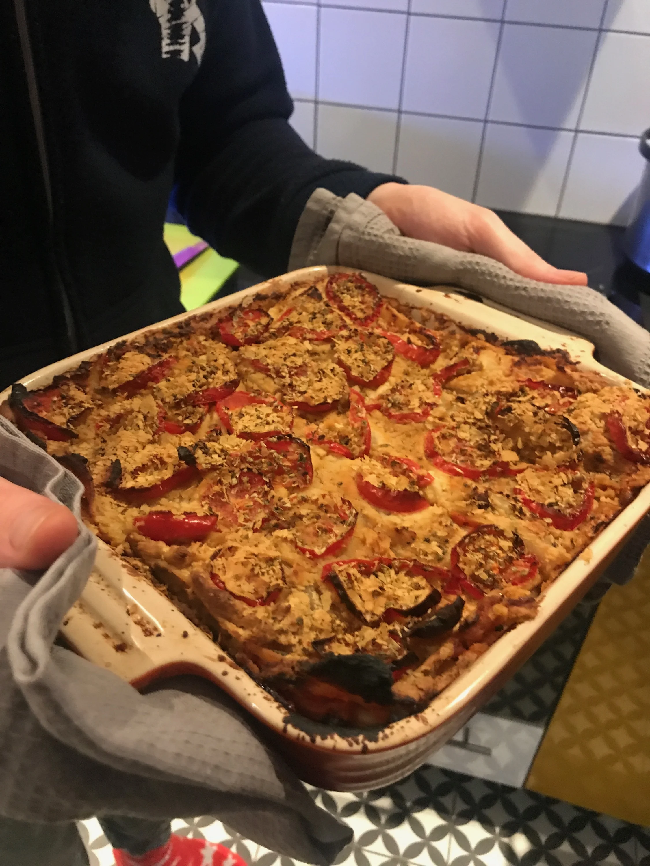 Vegan lasagne prepped in 10 minutes! 