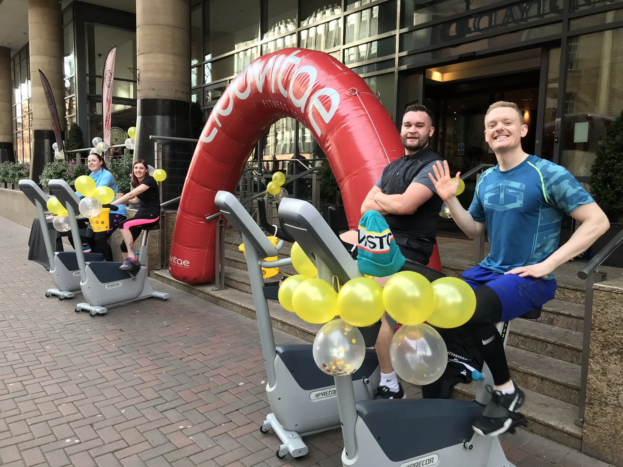 Spiiiiiinathon! Club Vitae, Fitness Belfast, and Pudsey!