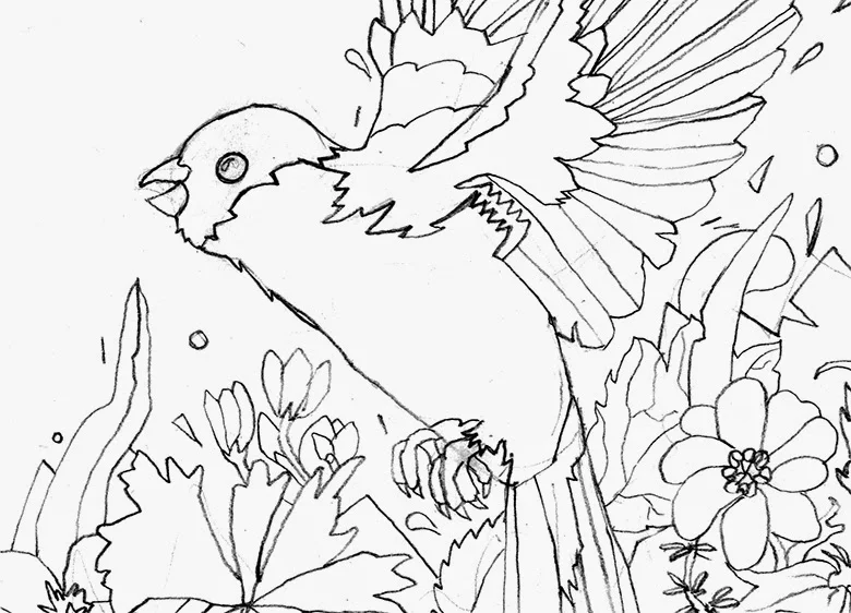 Detail from the chosen design for the day patients entrance space