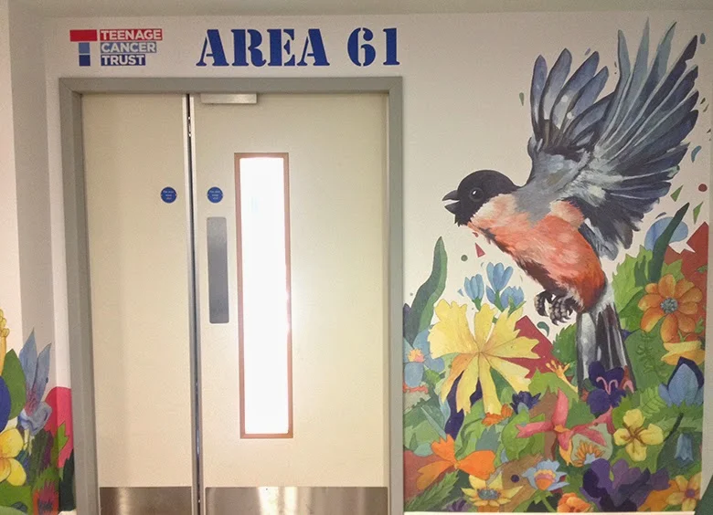 Artwork in place (right side)