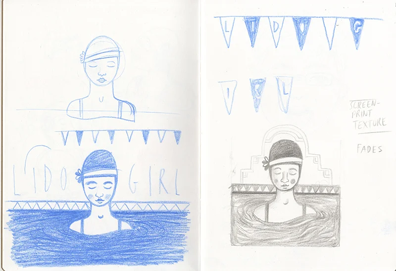 Sketchbook spread