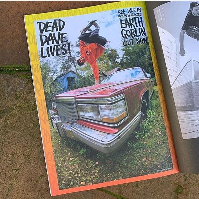 New @vagueskatemag @deaddave_ ad, we jumped the gun slightly on announcing the Earth Goblin video release. We will be finally premiering it Jan 13th and it&rsquo;s releases on @thrashermag on Jan 14th, premier details will be posted up on here soon!