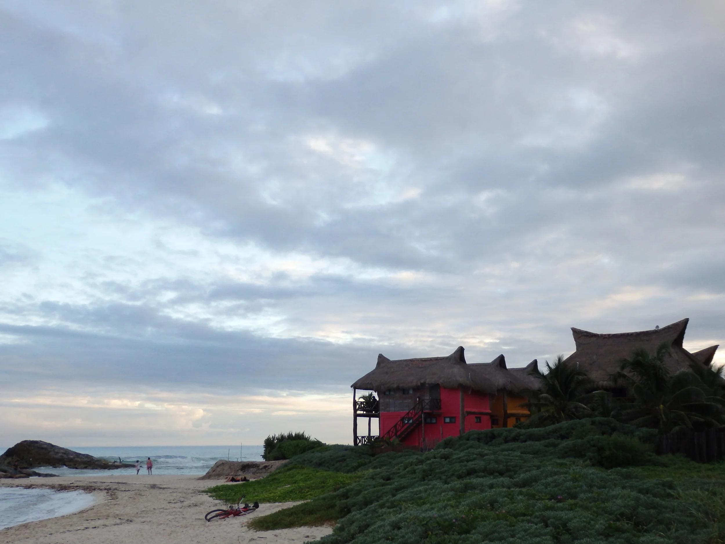 Colorful buildings in Tulum // The Weekend Edit