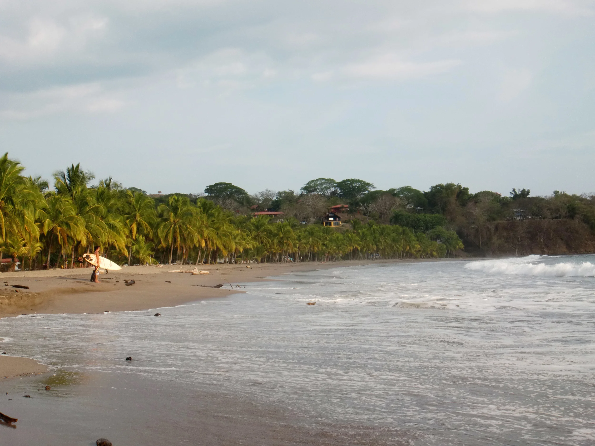 Surfer at Playa Carillo, Costa Rica