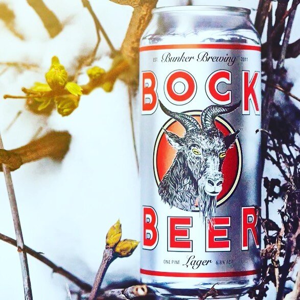 🐐🐐🐐🐐🐐 
All Hail The Goat 
.
Our newest lager releases in the tasting room today! - 
BOCK BEER was brewed in the tradition of classic German Lenten lagers that sustained the monks thru their times of fasting. 
Rich with a hearty malt core &amp; h